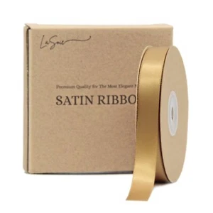 Satin Ribbon for Flower Bouquet Gift Wrapping for Crafts Bows for Girls Hair ... - Picture 1 of 6