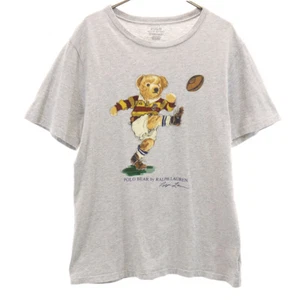 POLO RALPH LAUREN Polo Bear Short sleeve T-shirt XL 18-20 gray Kid's - Picture 1 of 8