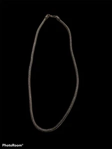Collana donna argento sterling 925 ba indonesia 22 pollici corda nuova - Foto 1 di 4