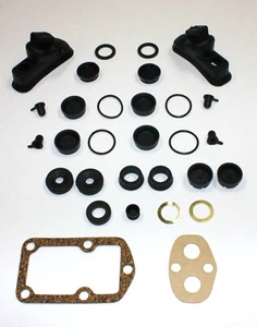 CAR SET OF BRAKE CYLINDER SEALING RUBBERS FOR THE MGA 1500 - Picture 1 of 1
