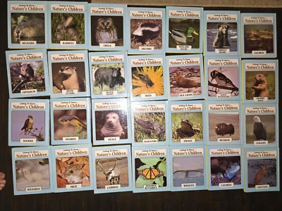 Getting to Know Nature's Children Lot of 27 Scholastic Hardcover Book 50 Animals - Image 1 of 4