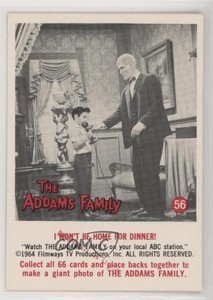 1964 Donruss The Addams Family Canadian I Won't be Home for Dinner! #56 z6d