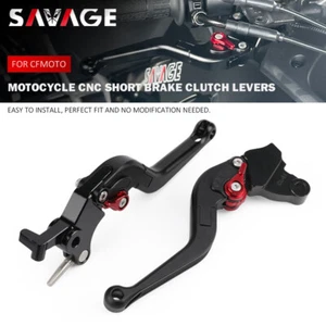 Palancas de embrague de freno cortas plegables para CFMOTO 650MT NK 650 Adv 650GT 700MT CLX - Imagen 1 de 14