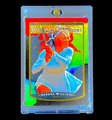 Tarjeta de tenis Goodwin Champions de Serena Williams Color Blast rara no automática Foto 1 de 4