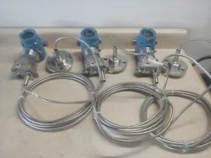1 flangia cadauno Rosemount Hart 3051CG4A 1" 150# SS con capillare 20' - Foto 1 di 12