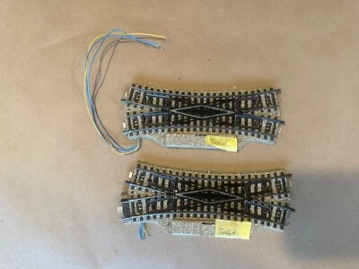 MARKLIN H0 Railroad M Track 5207 Double Slip Switches Good Working Two Pieces - Image 1 of 2