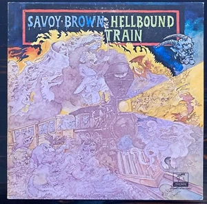 SAVOY BROWN Hellbound Train '72 ORIGINAL LP Blues Rock HARD ROCK Exc - Picture 1 of 4