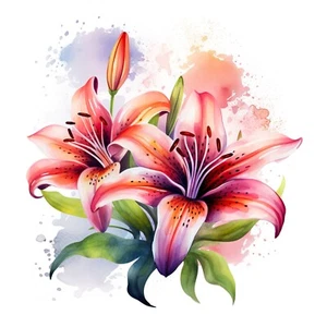 9X9 cm Autoaufkleber Alkalische Lilie Aufkleber Wetterfester Vinyl Sticker - Bild 1 von 1