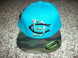 DC Shoes New NWT Mens S/M SMALL MEDIUM L/XL LARGE XL Hat Cap Blue Camo  - Picture 1 of 2