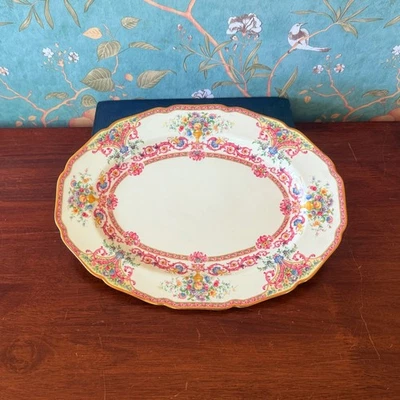 Plato pequeño ovalado Rosenthal marquesa marfil porcelana bávara vintage años 20 Foto 1 de 3