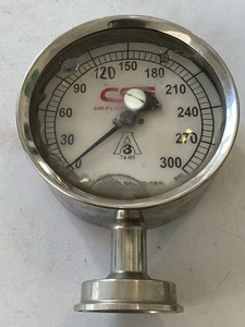 CSE 5S-G-2U-GF-BT-SS 0-300 Psi NSNP - Imagen 1 de 4