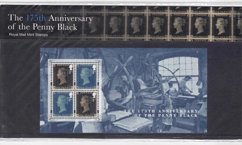 SG. MS3709 2015 175 Aniversario de Penny Negro Paquete de Presentación Foto 1 de 1