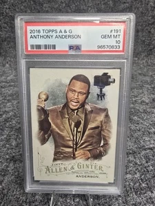 2016 Allen and Ginter Anthony Anderson PSA 10 Gem Mint Non Sports Card - Picture 1 of 3
