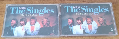 Abba - The Singles: The First 10 Years - 2 x Cassette Tape Set - Tape 1 & 2 - Image 1 of 3