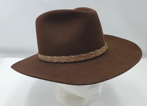 The Gun Club by Stetson XXXX Hut 7-1/8 Lederband Western Cowboy USA Filz - Bild 1 von 13