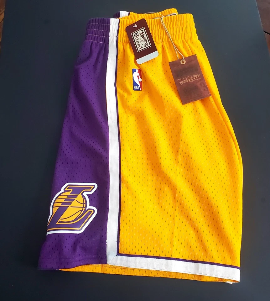 Mitchell And Ness Los Angeles Lakers Swingman NBA Shorts Large -