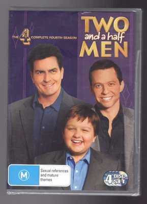 Two and a Half Men - The Complete Fourth Season - DVD (Brand New Sealed) - Image 1 of 2