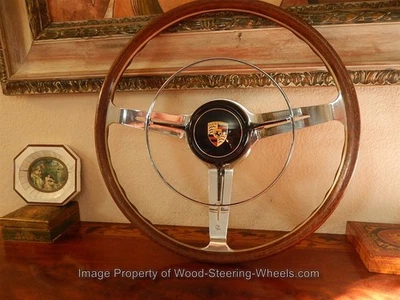 Se adapta a Porsche 911 - 912 Volante Madera Leston 42 CM se adapta a 1960 a 12/1973 Foto 1 de 4