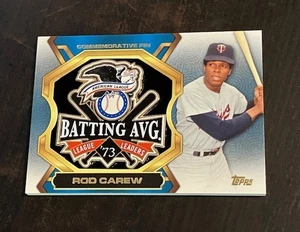 ROD CAREW Insert 2013 Topps Update COMMEMORATIVE PIN *dick* - Bild 1 von 2