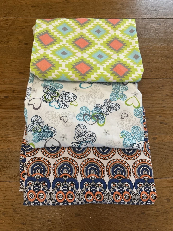 Lot of 3 Women's Scrubs Tops Bundle Size Large Patterned Various Brands - Image 1 of 4