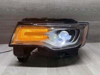 Ксеноновая фара 2017–2018 Jeep Grand Cherokee НА ЗАПЧАСТИ без системы автоматической фокусировки драйвер левая (новая без коробки) - Изображение 1 из 4