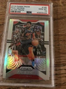 2019 Panini Prizm Paul Goerge Silver Prizm PSA GEM MT 10 - Picture 1 of 2