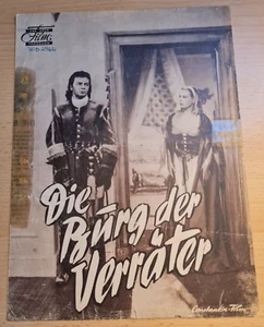 Programmheft zu Die Burg der Verräter (1954), Cornel Wilde - Bild 1 von 1