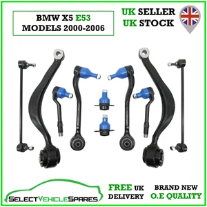 NEW BMW X5 E53 DRIVERS & PASSENGER FRONT SUSPENSION CONTROL ARM SET 2000-2006 - Picture 1 of 4