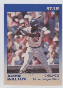 1989 Star Jerome Walton Jerome Walton Minor League Stats #2 Rookie RC