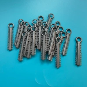 EE. UU. Ortodoncia Dental Ligadura Corbatas Brackets Goma Elástica Gris 1040 Anillos - Imagen 1 de 7
