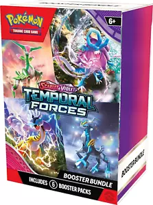 Temporal Forces Scarlet & Violet Pokemon TCG Sealed Booster Bundle with 6 Packs - Picture 1 of 3