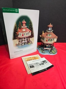 Dept 56 Breakers Point Lighthouse New England Village 56636 Some Damage READ - Picture 1 of 12