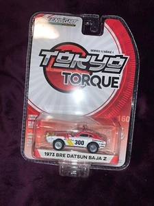 1973 BRE DATSUN BAJA Z, 1/64th die cast, GREENLIGHT Tokyo TORQUE original hanger - Picture 1 of 2