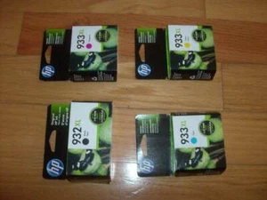 Juego original 2020 4 hp 932XL 933XL cartuchos grandes OfficeJet 6100 6700 nuevo sellado - Imagen 1 de 2
