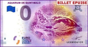 UEEB / AQUARIUM DE SAINT-MALO / BILLET 0 € / NULL EURO-SCHEIN / 0 € 2020-3 - Imagen 1 de 1