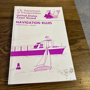 US Department of Transportation US Coast Guard Navigation Rules 1990 Trade PB - Picture 1 of 9