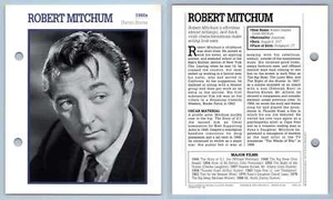 Robert Mitchum - 1960's Atlas Editions Movie Star Card - Picture 1 of 1
