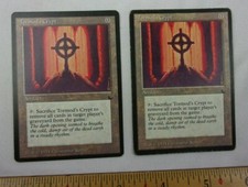 Tormod's Crypt X2 DARK card MTG Magic the Gathering VINTAGE