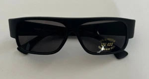 Gafas de sol para niños Black Locs lentes súper oscuras Mad Doggers Lowrider OG niño niño niño - Imagen 1 de 2