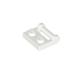 Lego - White Modified 1x2 Plate - Side Bar Handle - Picture 1 of 1