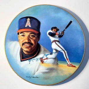 Vintage 1984 Reggie Jackson Hand Signed Collectible Plate, 500 Career Edition - Picture 1 of 2
