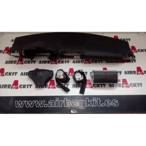MERCEDES CLASE C W203 NEGRO 2000 -2007 MODELO 1 KIT AIRBAGS COMPLETO MERCEDES-BE - Imagen 1 de 1