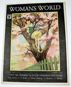WOMAN'S WORLD Magazine for May 1934 Great Children's Springtime Color Cover - Picture 1 of 4