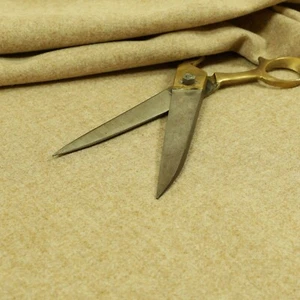 Beige New Colour Plain Wool Furnishing Fabric Material Medium Weight - Picture 1 of 3