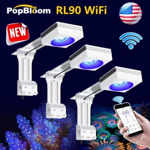 PopBloom RL90 WiFi Reef Led Aquarium Light for Saltwater Coral 36 48 60 72" Tank - Picture 1 of 16