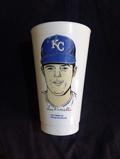 1972 7-11 Slurpee Cup Lou Piniella  Kansas City Royals  Baseball