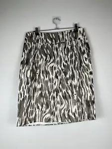 Gerry Weber | Animal Print Pencil Skirt Knee Length Office Business | Size 38 - Picture 1 of 8