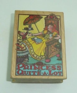 All Night Media Mary Engelbreit "The Princess of Quite-A-Lot" Rubber Stamp Wood - Picture 1 of 3