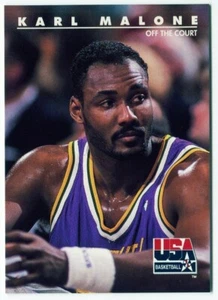 1992 SkyBox Team USA #50 Karl Malone Utah Jazz - Picture 1 of 2
