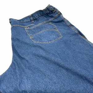 King Size Jeans Size 56X32 Straight Medium Denim Wash Mens - Picture 1 of 6